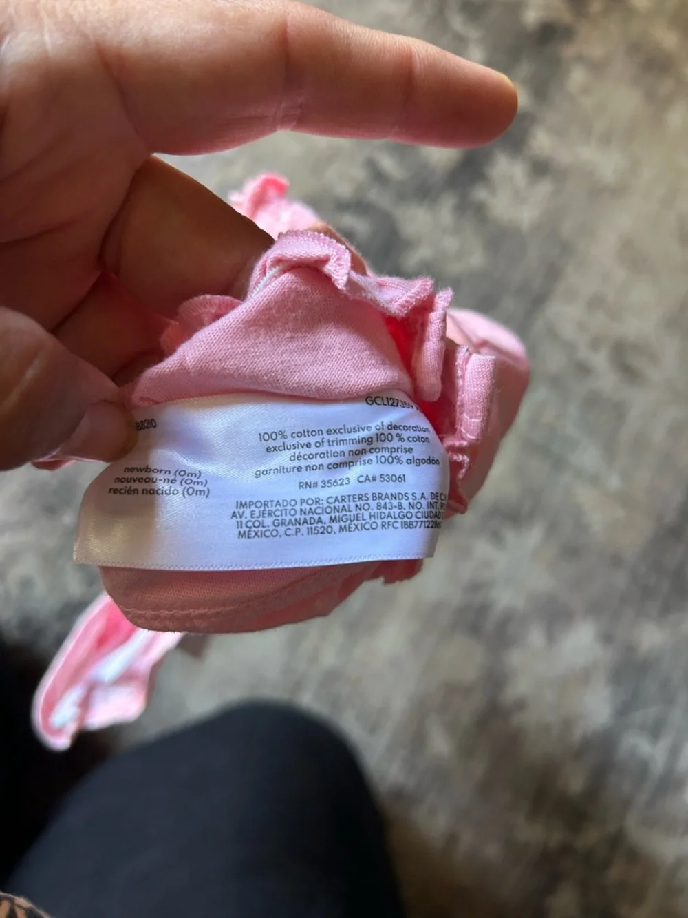Carters soft cotton